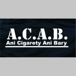 A.C.A.B. Ani cigarety ani bary - plavky s motívom - plavkové pánske kraťasy s pohodlnou gumou v páse a šnúrkou na dotiahnutie vhodné aj ako klasické kraťasy na voľný čas